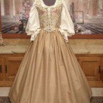 Renaissance Faire Dress Medieval Costume Bodice Corset Skirt Wench Gown