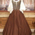 Renaissance Maiden Wench Bodice Skirt Costume