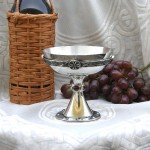 Chalisbury Grail cabochon goblet chalice cup pewter