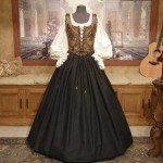 Renaissance Wench Bodice Corset Skirt Dress Gown Clothing Costume