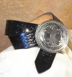 Celtic Leather Belt