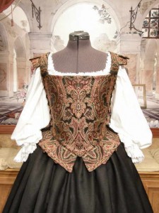 Renaissance Elizabethan Dress Middle Class or Merchant Gown Costume Clothing