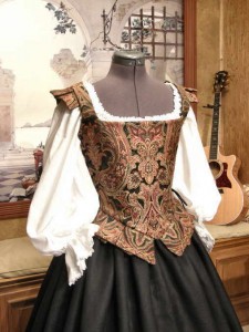 Renaissance Elizabethan Dress Middle Class or Merchant Gown Costume Clothing