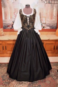 Black & Gold Bodice Ensemble 1