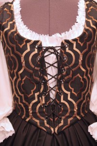 Black & Gold Bodice Ensemble 5