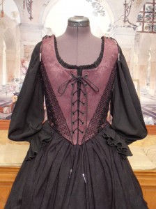 Medieval Renaissance Gothic Wench Witch Bodice Corset Skirt Gown Dress Costume