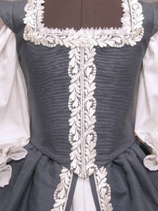 Renaissance Court Gown Bridal Wedding Dress Historical Costume