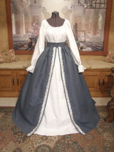 Renaissance Court Gown Bridal Wedding Dress Historical Costume
