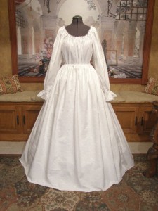 Renaissance Court Gown Bridal Wedding Dress Historical Costume