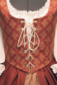 Renaissance Reversible Bodice Skirt Wench Costume