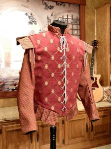 Renaissance Men's Doublet Vest Garb Medieval Cavalier Elizabethan