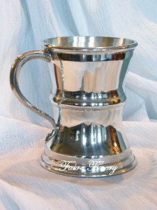Pewter Captain's Tankard Mug Cup