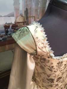 Ivory and Sage Gown 7
