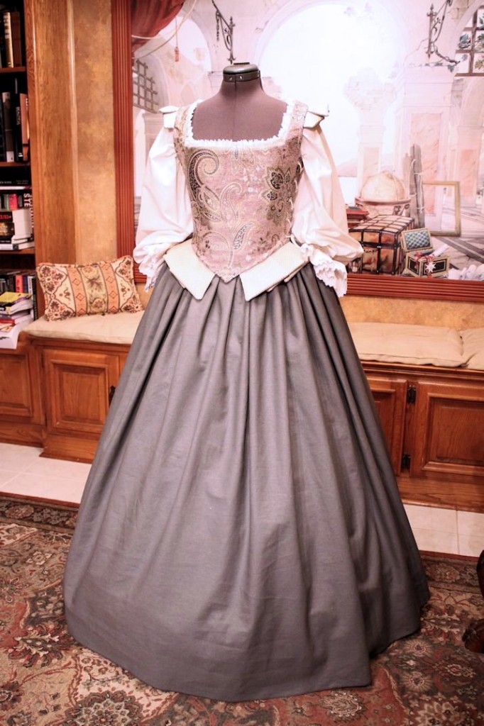 Lilac & Pewter Middle Class Gown | Faire Finery