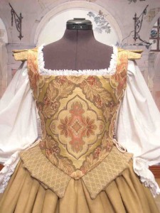 Renaissance Middle or Merchant Class Gown Dress Clothing