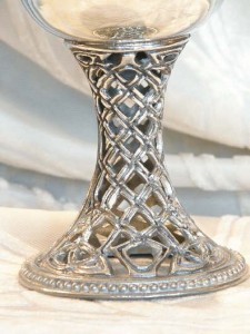 Celtic Pewter Goblet Chalic Wine Cup