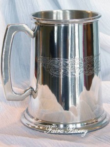 Celtic Pewter Tankard Mug Cup