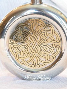 Celtic Pewter Flask