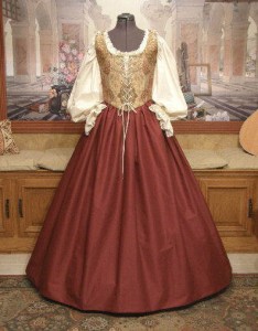 Renaissance Wench Bodice and Skirt