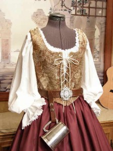 Renaissance Wench Bodice Skirt Gown Dress for Fair