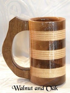 Wooden Tankard Cup Mug