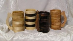 Wooden Tankard Mug Cup